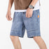 New Plus Size Breathable Mid Waist Men's Denim Shorts