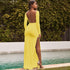 New Style Women's Backless Maxi Slit Long Dress
