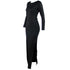 New Style Women's Backless Maxi Slit Long Dress