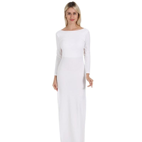 New Style Women's Backless Maxi Slit Long Dress