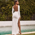 New Style Women's Backless Maxi Slit Long Dress