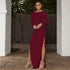 New Style Women's Backless Maxi Slit Long Dress