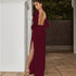 New Style Women's Backless Maxi Slit Long Dress