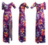 New Women's Fashion Printed Slit Long Maxi Dresses