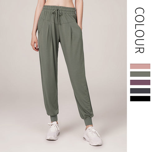 New Women's Running Athletic Quick Dry Pants with Pockets