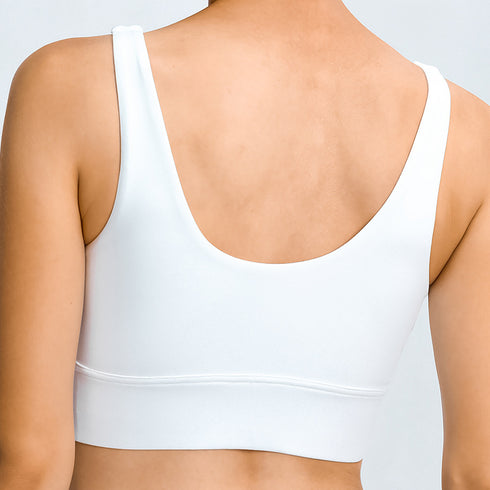 New Women's Stretchy Fitness Sports Bra Removable Bra Pads