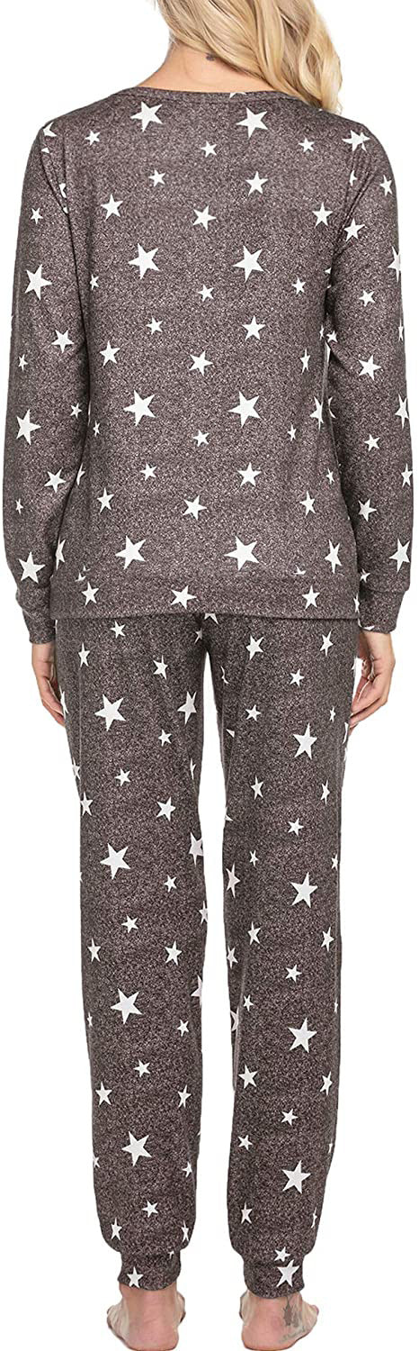 Newest Casual Print Sleepwear Women's Loungewear Pajama Sets