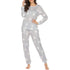 Newest Casual Print Sleepwear Women's Loungewear Pajama Sets