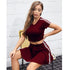 Newest Cute Women's T-shirt Skirt Suit Two Piece Outfits