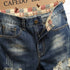 Newest Men's Ripped Jeans Shorts Mid Waisted Men's Jean Shorts