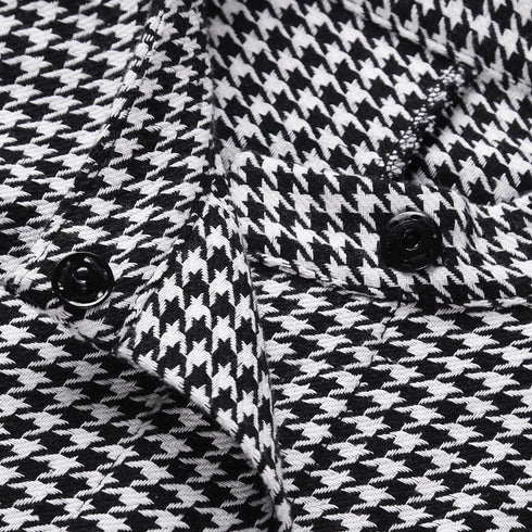 Newest Stylish Plaid Pattern Women's Pea Coats