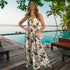 Newest Summer Women's Printed Floral Strap Long Dress