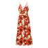 Newest Summer Women's Printed Floral Strap Long Dress