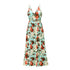 Newest Summer Women's Printed Floral Strap Long Dress