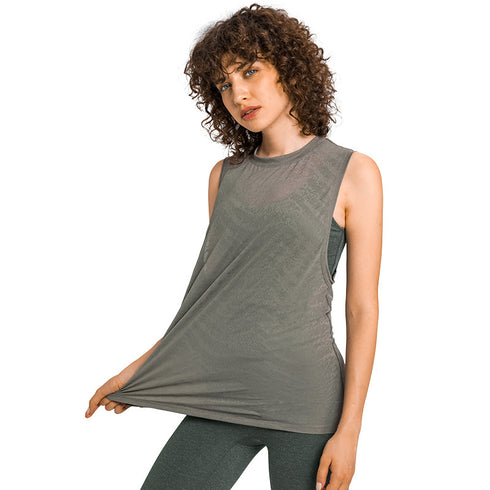 Newest Women's Breathable Loose Yoga Fitness Tank