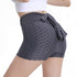 Newest Women's Drawstring High Waist Slim Yoga Shorts