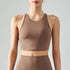 Newest Women's Running Fitness Crop Tank with Bra Pads