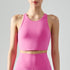 Newest Women's Running Fitness Crop Tank with Bra Pads