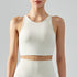 Newest Women's Running Fitness Crop Tank with Bra Pads