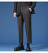 Relaxed Fit Pleated Dress Cropped Pants for Men