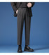 Relaxed Fit Pleated Dress Cropped Pants for Men