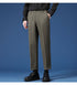 Relaxed Fit Pleated Dress Cropped Pants for Men