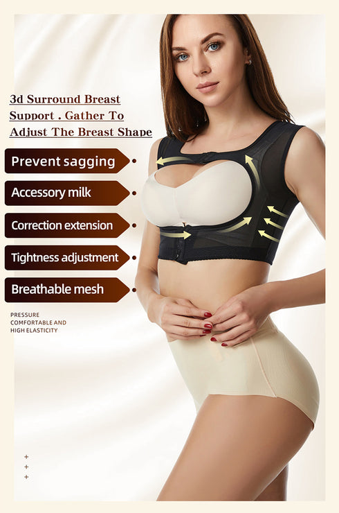 Open Bust Lift Breasts Vest Tops Training Shapewear for Women