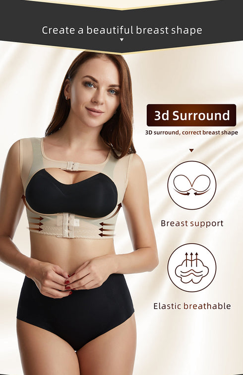 Open Bust Lift Breasts Vest Tops Training Shapewear for Women