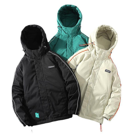 Plus Size Outdoor Men's Winter Coat Warm Thicken Cotton Jacket