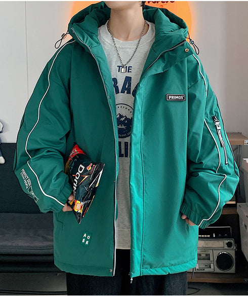 Plus Size Outdoor Men's Winter Coat Warm Thicken Cotton Jacket