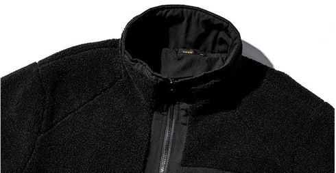 Outwear Winter Full Zip Men's Sherpa Plus Size Jackets