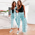 Plaid Women's Blazers Jackets Long Pant Two Piece Outfits