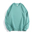 Crewneck Solid Casual Loose Pullover Unisex Sweatshirts
