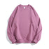 Crewneck Solid Casual Loose Pullover Unisex Sweatshirts