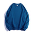 Crewneck Solid Casual Loose Pullover Unisex Sweatshirts