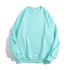 Crewneck Solid Casual Loose Pullover Unisex Sweatshirts