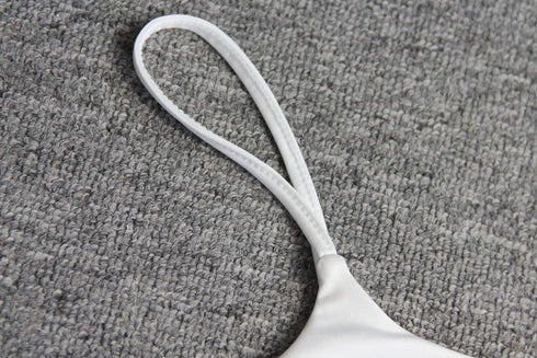 Pleated One Shoulder Spaghetti Strap Women's Bodycon Dress