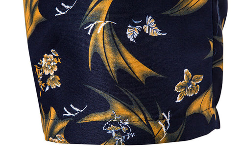 Plue Size Men's Casual Beach Shorts with Elastic Waist