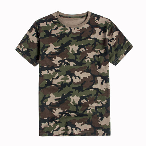 Unisex Plus Size Camouflage Essentials Cotton T-Shirt