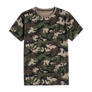 Unisex Plus Size Camouflage Essentials Cotton T-Shirt