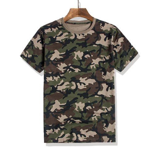 Unisex Plus Size Camouflage Essentials Cotton T-Shirt