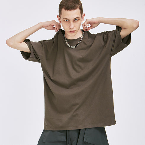 Plus Size Casual Basic Designed Unisex Cotton Blank Shirts