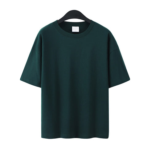 Plus Size Casual Basic Designed Unisex Cotton Blank Shirts