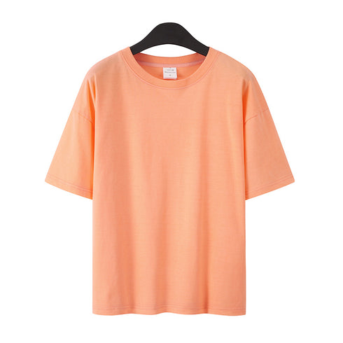 Plus Size Casual Basic Designed Unisex Cotton Blank Shirts