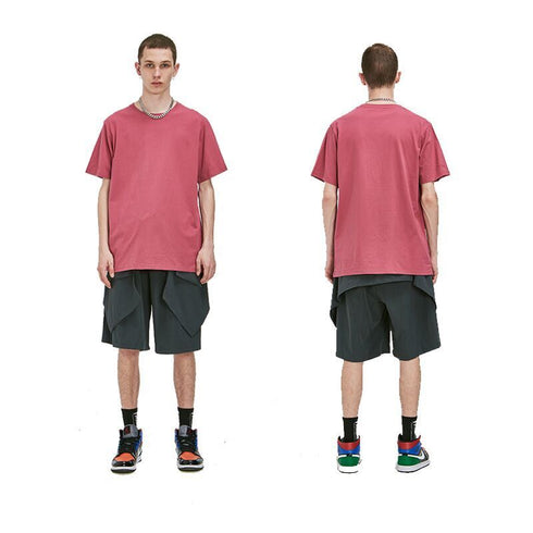 Plus Size Casual Breathable Unisex Blank T-Shirt for Custom Logo