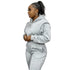 Plus Size Casual Women's Jogger Hoodie Jumpsuits