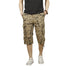 Plus Size Fashionable Men's Capri Cargo Pants