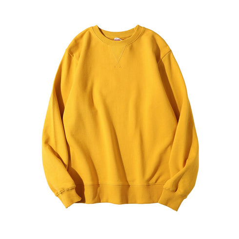 Plus Size Long Sleeve Crewneck Unisex Pullover