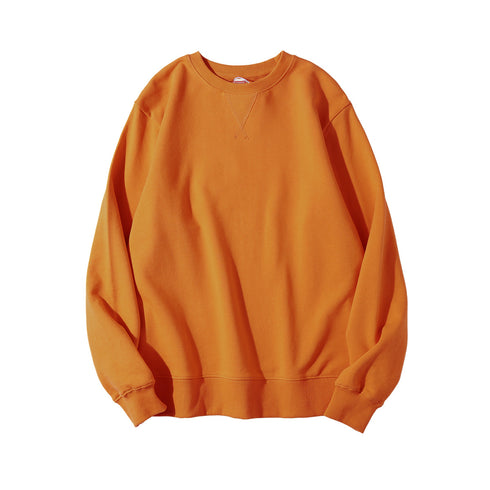 Plus Size Long Sleeve Crewneck Unisex Pullover