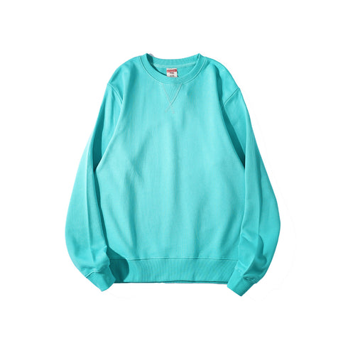 Plus Size Long Sleeve Crewneck Unisex Pullover